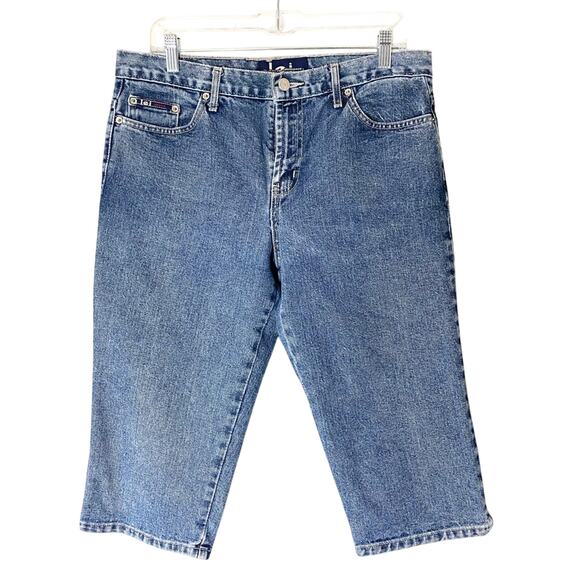 Vintage 90s Y2K L.E.I. Jean Capris Size 13 - Picture 1 of 7